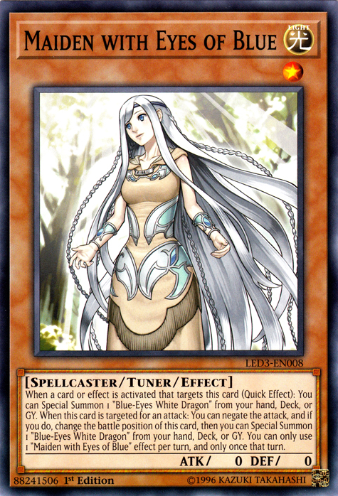Maiden with Eyes of Blue [LED3-EN008] Common - Card Brawlers | Quebec | Canada | Yu-Gi-Oh!