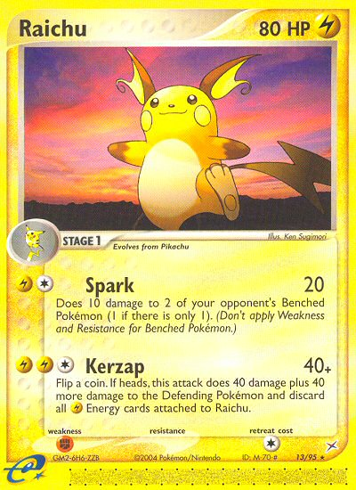 Raichu (13/95) [EX: Team Magma vs Team Aqua] - Card Brawlers | Quebec | Canada | Yu-Gi-Oh!