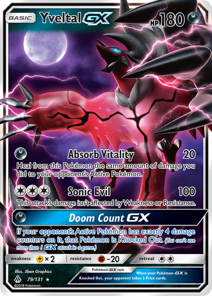 Yveltal GX (79/131) [Sun & Moon: Forbidden Light] - Card Brawlers | Quebec | Canada | Yu-Gi-Oh!