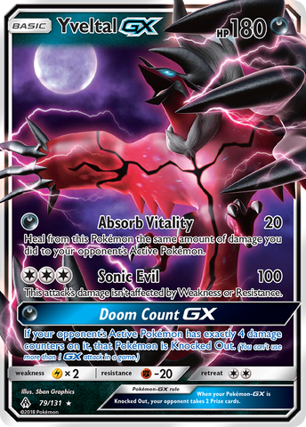 Yveltal GX (79/131) [Sun & Moon: Forbidden Light] - Card Brawlers | Quebec | Canada | Yu-Gi-Oh!