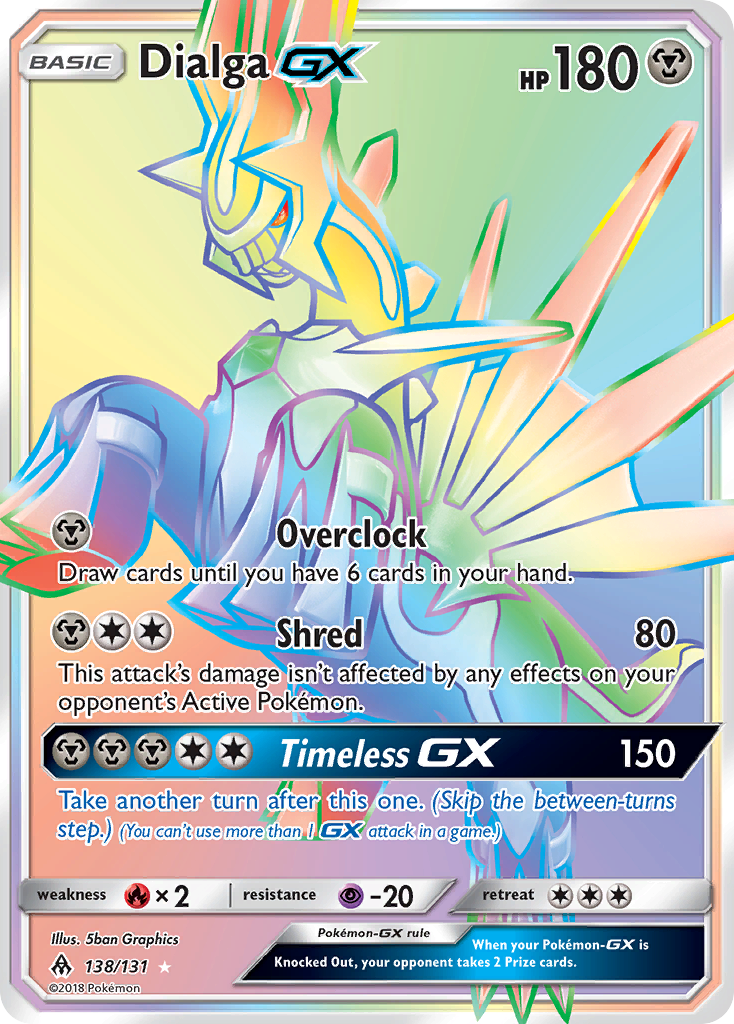Dialga GX (138/131) [Sun & Moon: Forbidden Light] - Card Brawlers | Quebec | Canada | Yu-Gi-Oh!