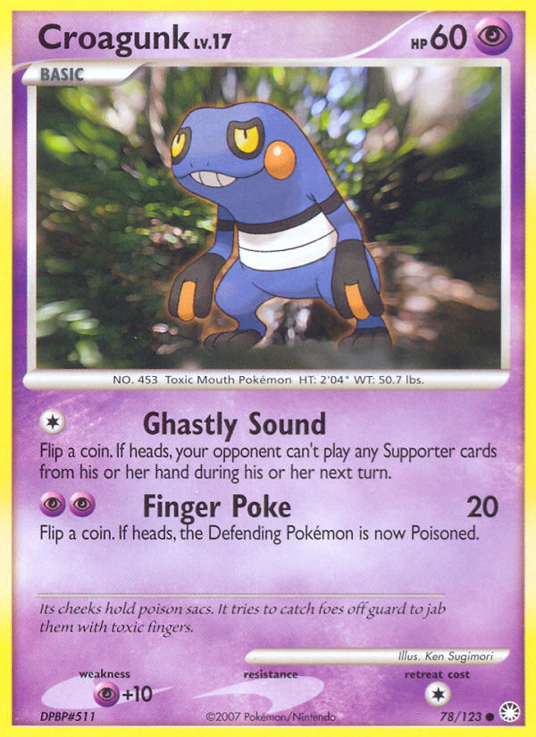 Croagunk (78/123) [Diamond & Pearl: Mysterious Treasures] - Card Brawlers | Quebec | Canada | Yu-Gi-Oh!