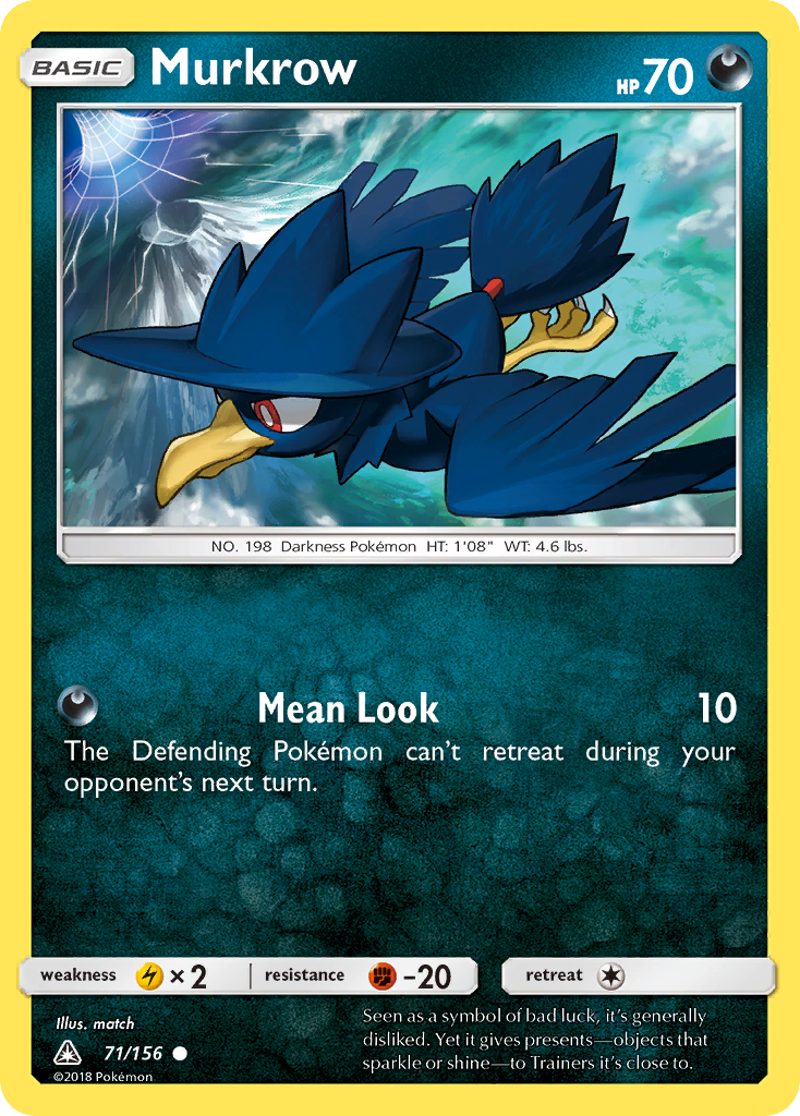 Murkrow (71/156) [Sun & Moon: Ultra Prism] - Card Brawlers | Quebec | Canada | Yu-Gi-Oh!
