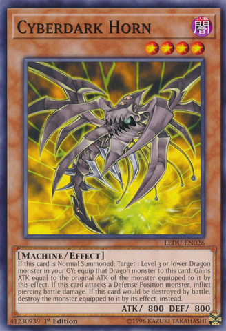 Cyberdark Horn [LEDU-EN026] Common - Yu-Gi-Oh! - Card Brawlers | Quebec | Canada |