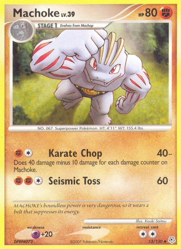 Machoke (53/130) [Diamond & Pearl: Base Set] - Card Brawlers | Quebec | Canada | Yu-Gi-Oh!