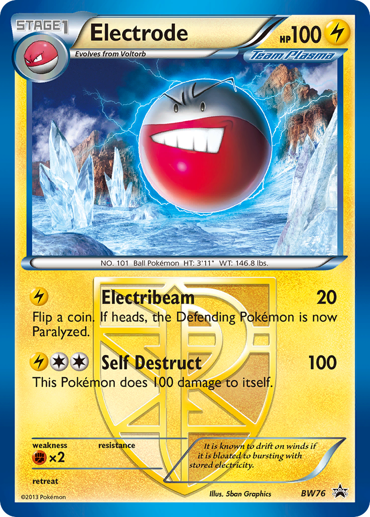 Electrode (BW76) [Black & White: Black Star Promos] - Card Brawlers | Quebec | Canada | Yu-Gi-Oh!