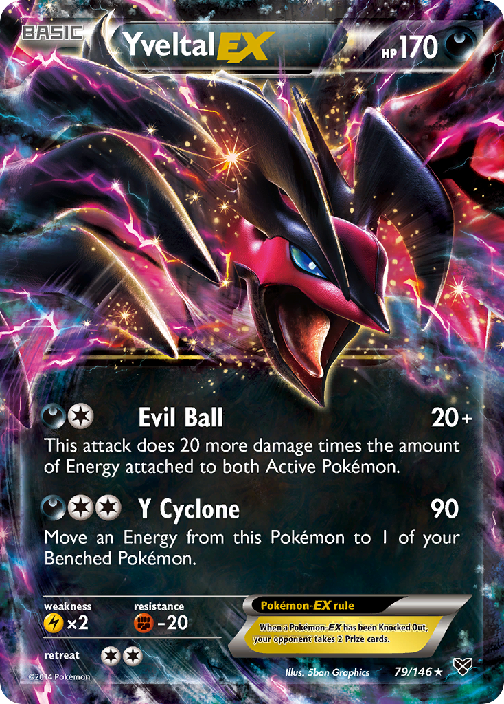 Yveltal EX (79/146) [XY: Base Set] - Card Brawlers | Quebec | Canada | Yu-Gi-Oh!