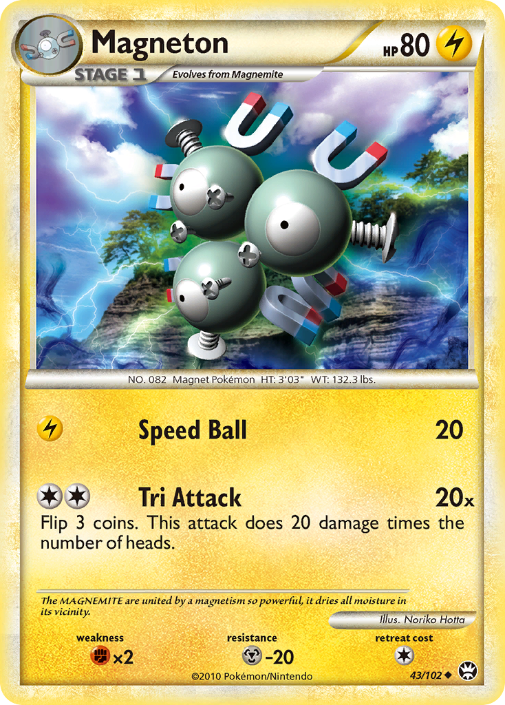 Magneton (43/102) [HeartGold & SoulSilver: Triumphant] - Card Brawlers | Quebec | Canada | Yu-Gi-Oh!