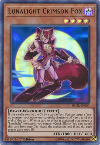 Lunalight Crimson Fox [BLHR-EN067] Ultra Rare - Card Brawlers | Quebec | Canada | Yu-Gi-Oh!