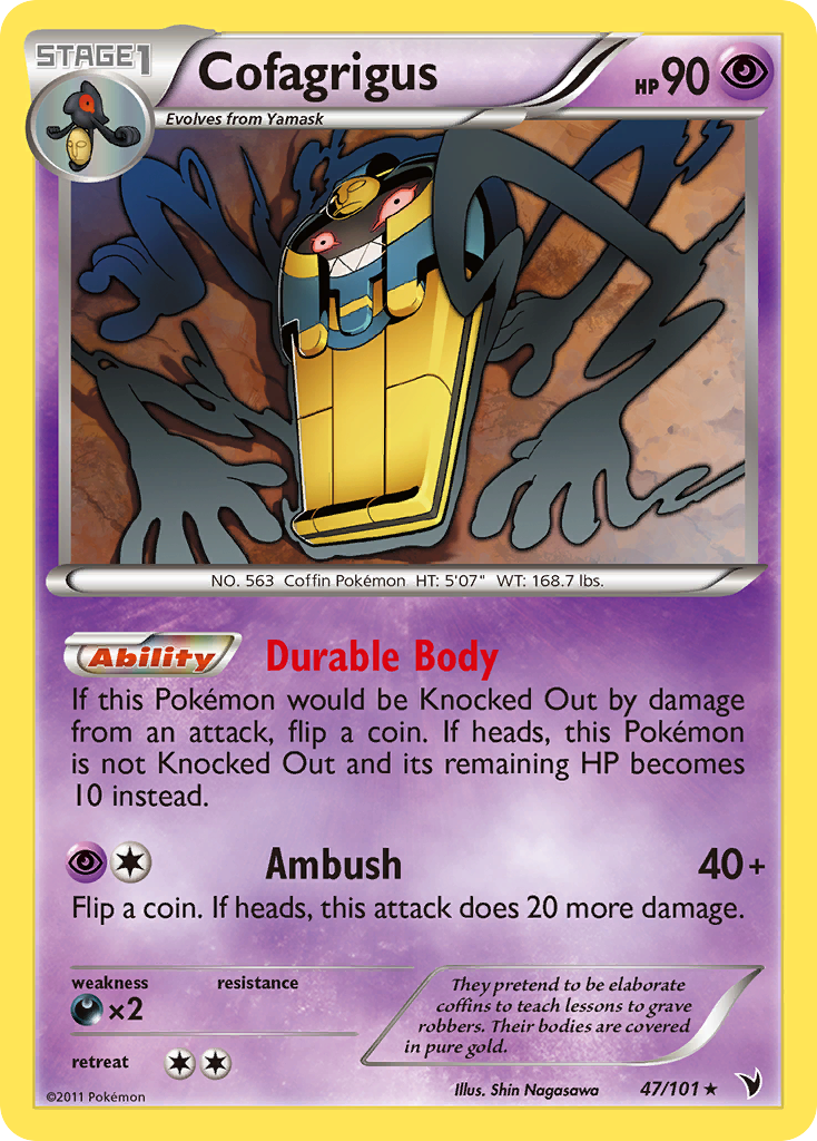 Cofagrigus (47/101) [Black & White: Noble Victories] - Card Brawlers | Quebec | Canada | Yu-Gi-Oh!