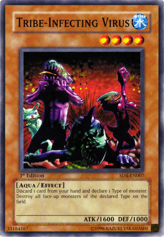 Tribe-Infecting Virus [SD4-EN007] Common - Yu-Gi-Oh! - Card Brawlers | Quebec | Canada |