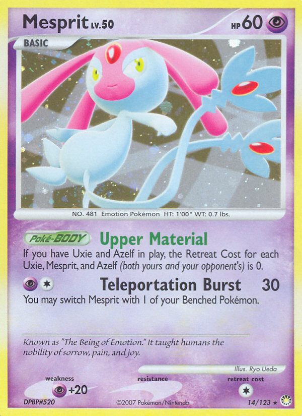 Mesprit (14/123) [Diamond & Pearl: Mysterious Treasures] - Card Brawlers | Quebec | Canada | Yu-Gi-Oh!