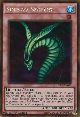 Sinister Serpent [PGL2-EN027] Gold Rare - Card Brawlers | Quebec | Canada | Yu-Gi-Oh!