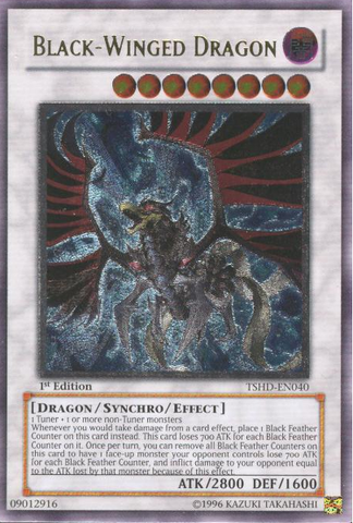 Black-Winged Dragon [TSHD-EN040] Ultimate Rare - Card Brawlers | Quebec | Canada | Yu-Gi-Oh!