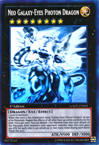 Neo Galaxy-Eyes Photon Dragon [GAOV-EN041] Ghost Rare - Card Brawlers | Quebec | Canada | Yu-Gi-Oh!