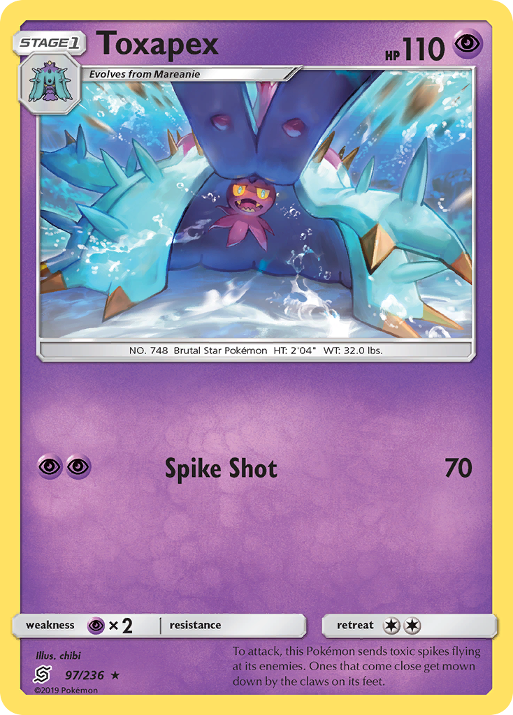 Toxapex (97/236) [Sun & Moon: Unified Minds] - Card Brawlers | Quebec | Canada | Yu-Gi-Oh!