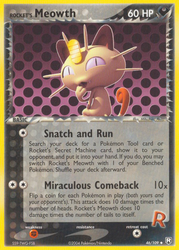 Rocket's Meowth (46/109) [EX: Team Rocket Returns] - Card Brawlers | Quebec | Canada | Yu-Gi-Oh!