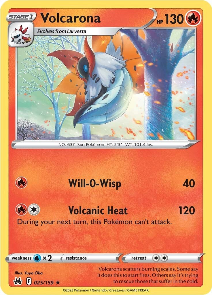 Volcarona (025/159) [Sword & Shield: Crown Zenith] - Card Brawlers | Quebec | Canada | Yu-Gi-Oh!