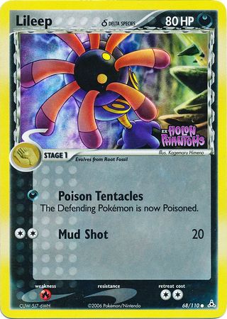 Lileep (68/110) (Delta Species) (Stamped) [EX: Holon Phantoms] - Card Brawlers | Quebec | Canada | Yu-Gi-Oh!