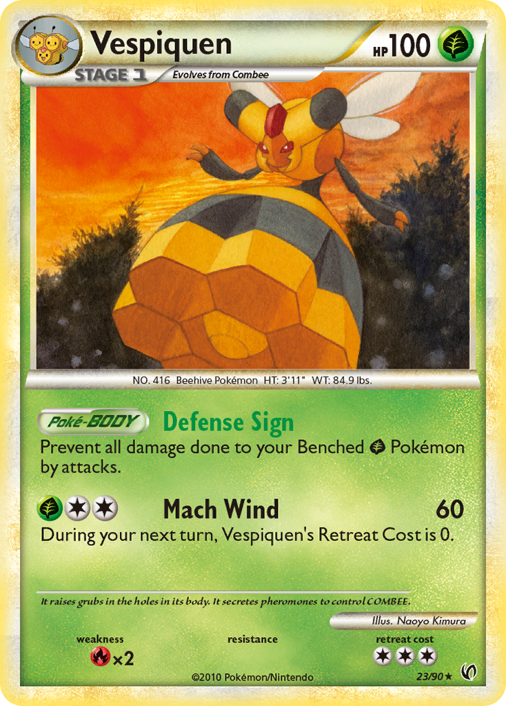 Vespiquen (23/90) [HeartGold & SoulSilver: Undaunted] - Card Brawlers | Quebec | Canada | Yu-Gi-Oh!
