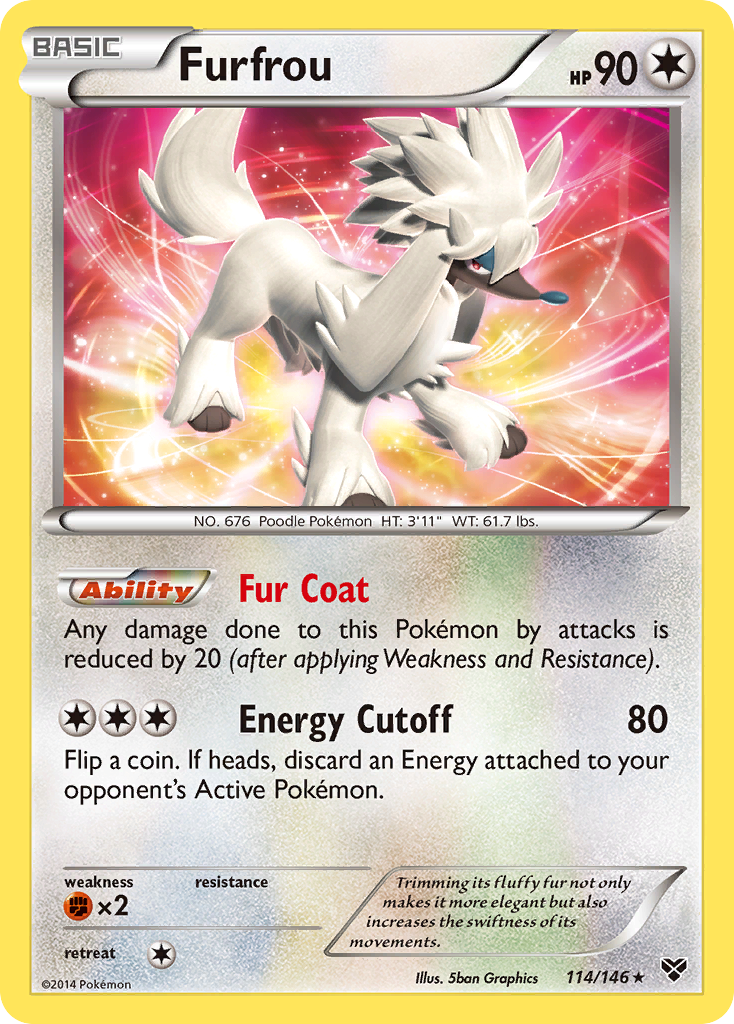 Furfrou (114/146) [XY: Base Set] - Card Brawlers | Quebec | Canada | Yu-Gi-Oh!