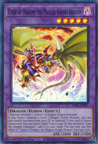 Curse of Dragon, the Magical Knight Dragon [DIFO-EN097] Super Rare - Card Brawlers | Quebec | Canada | Yu-Gi-Oh!