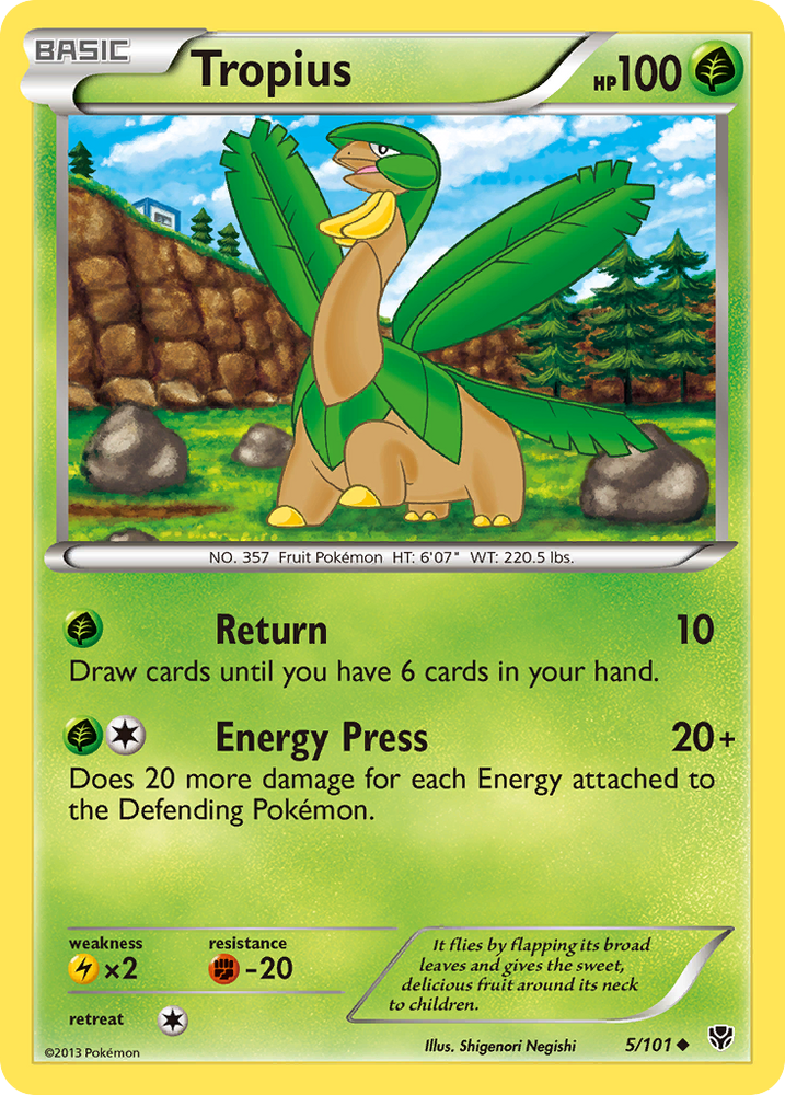 Tropius (5/101) [Black & White: Plasma Blast] - Card Brawlers | Quebec | Canada | Yu-Gi-Oh!