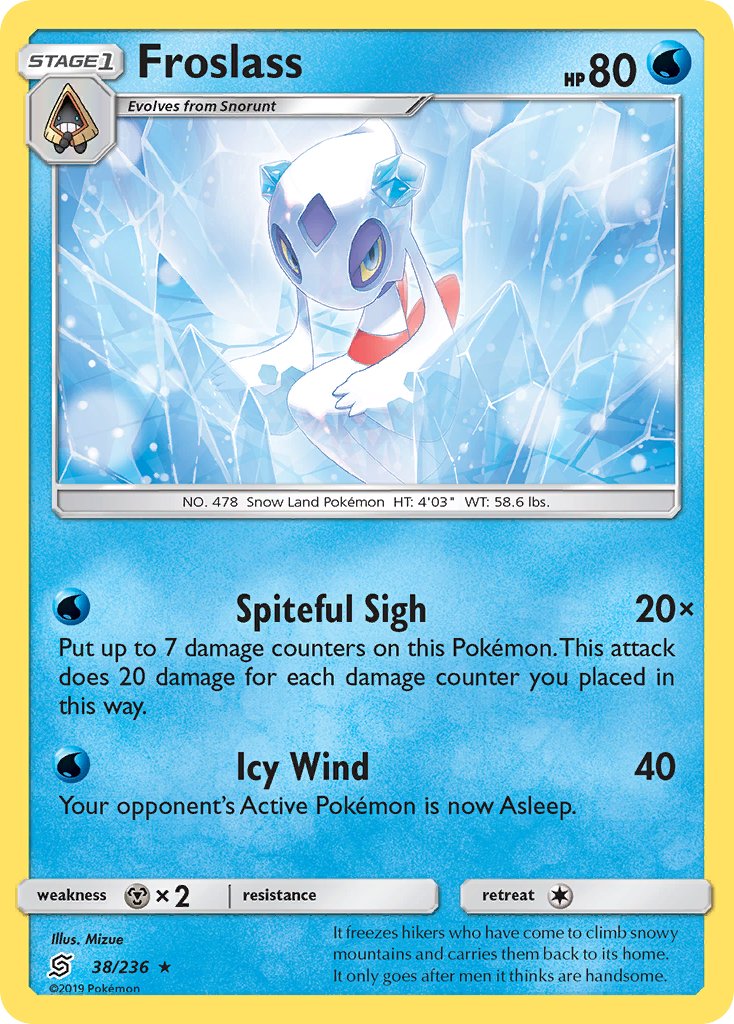 Froslass (38/236) (Theme Deck Exclusive) [Sun & Moon: Unified Minds] - Card Brawlers | Quebec | Canada | Yu-Gi-Oh!