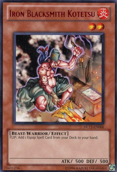 Iron Blacksmith Kotetsu (Red) [DL12-EN006] Rare - Yu-Gi-Oh! - Card Brawlers | Quebec | Canada |