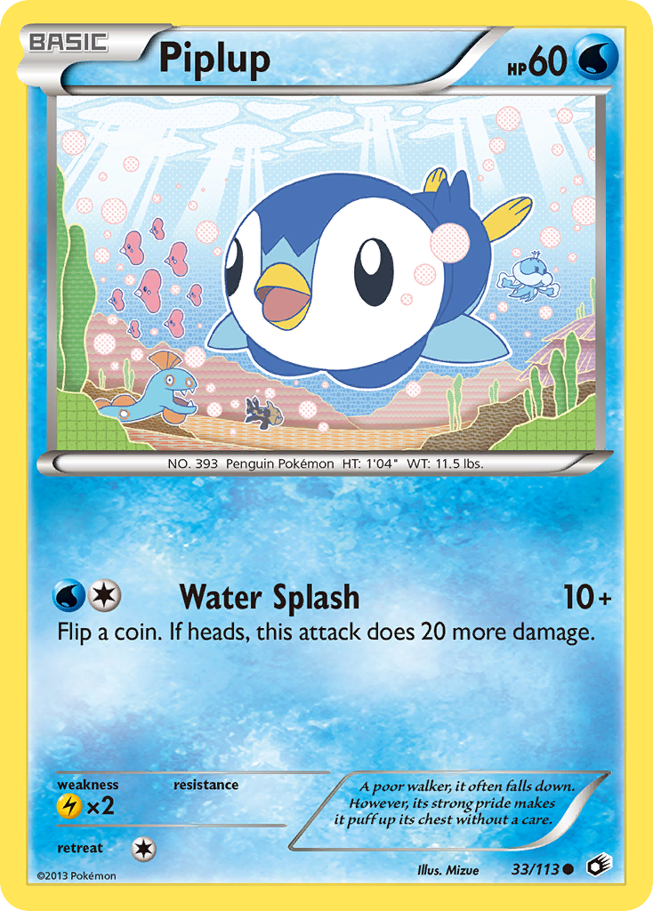 Piplup (33/113) [Black & White: Legendary Treasures] - Card Brawlers | Quebec | Canada | Yu-Gi-Oh!