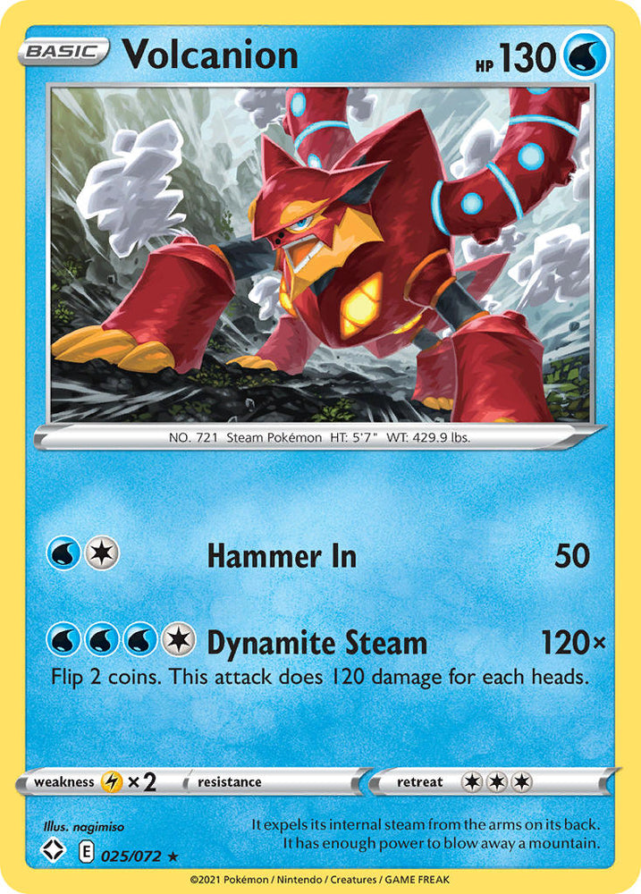 Volcanion (025/072) [Sword & Shield: Shining Fates] - Card Brawlers | Quebec | Canada | Yu-Gi-Oh!