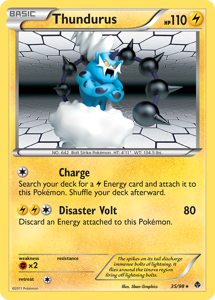 Thundurus (35/98) [Black & White: Emerging Powers] - Card Brawlers | Quebec | Canada | Yu-Gi-Oh!