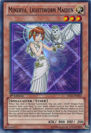 Minerva, Lightsworn Maiden [SDLI-EN002] Super Rare - Yu-Gi-Oh! - Card Brawlers | Quebec | Canada |