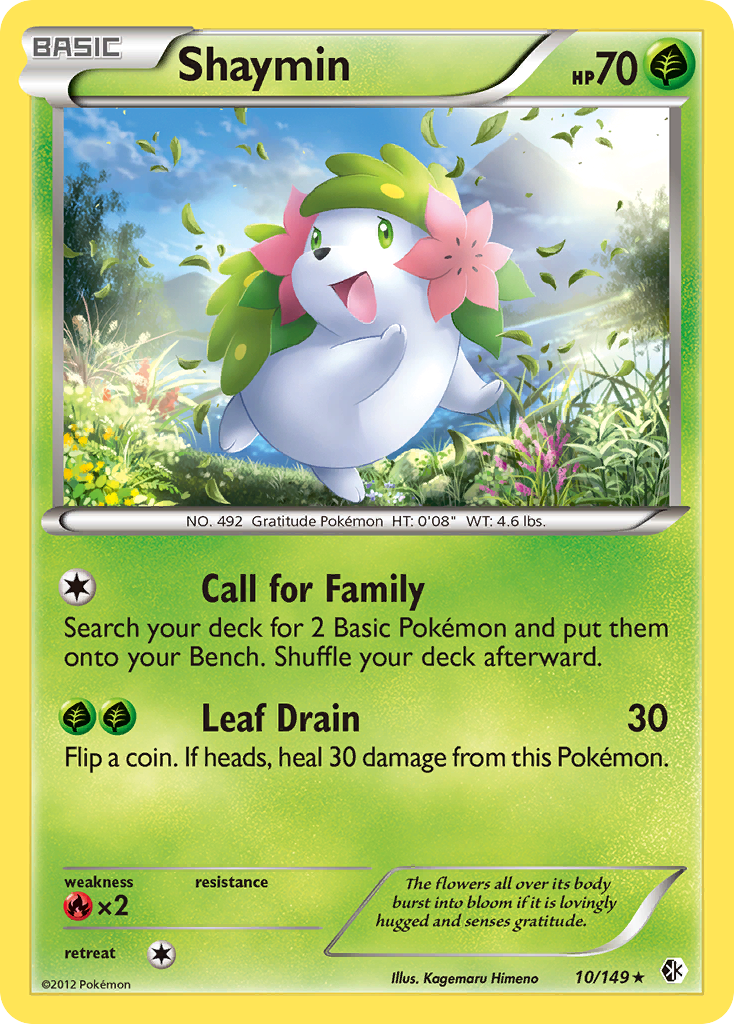 Shaymin (10/149) [Black & White: Boundaries Crossed] - Card Brawlers | Quebec | Canada | Yu-Gi-Oh!