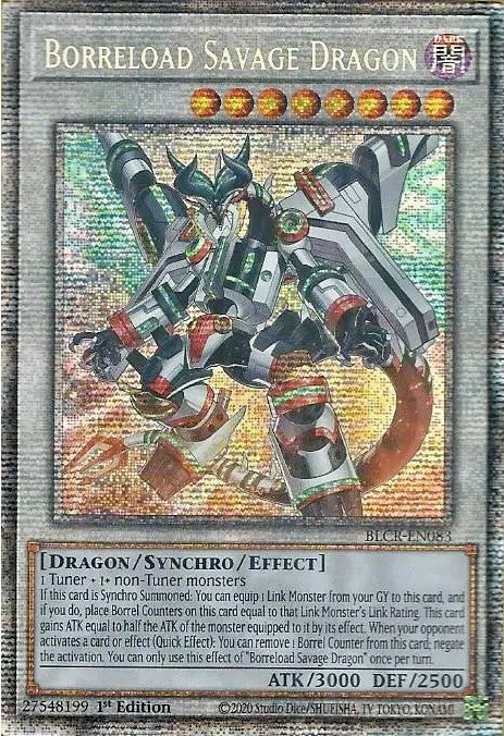 Borreload Savage Dragon [BLCR-EN083] Starlight Rare - Card Brawlers | Quebec | Canada | Yu-Gi-Oh!