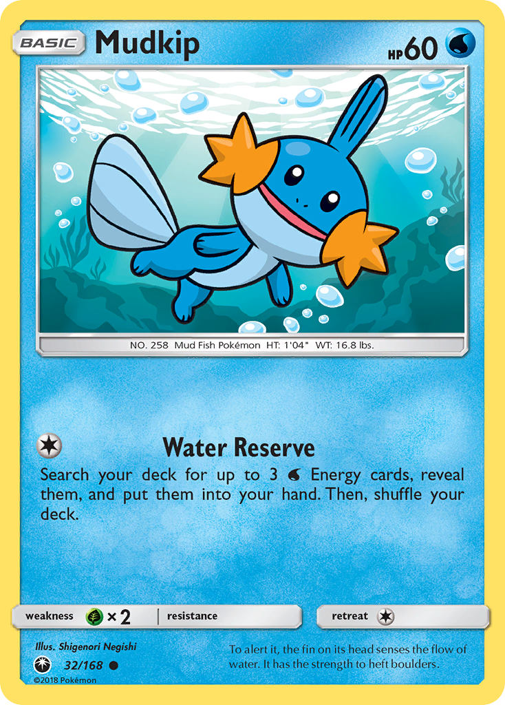 Mudkip (32/168) [Sun & Moon: Celestial Storm] - Card Brawlers | Quebec | Canada | Yu-Gi-Oh!