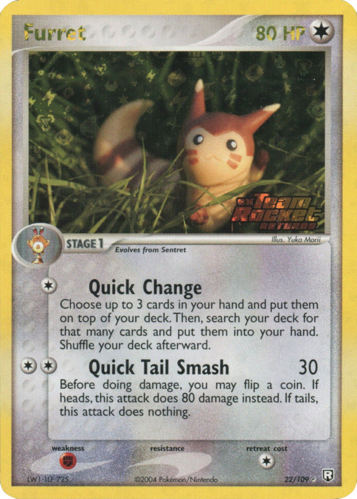 Furret (22/109) (Stamped) [EX: Team Rocket Returns] - Card Brawlers | Quebec | Canada | Yu-Gi-Oh!