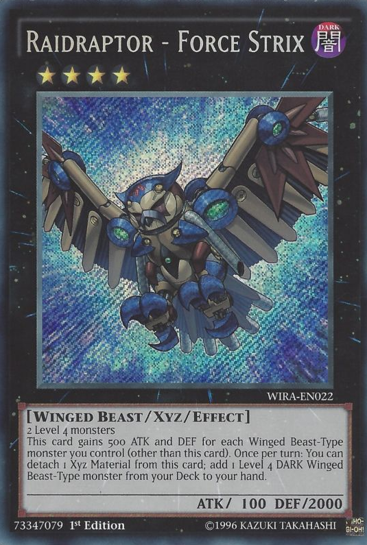 Raidraptor - Force Strix [WIRA-EN022] Secret Rare - Card Brawlers | Quebec | Canada | Yu-Gi-Oh!