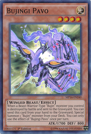 Bujingi Pavo [MP14-EN240] Super Rare - Card Brawlers | Quebec | Canada | Yu-Gi-Oh!