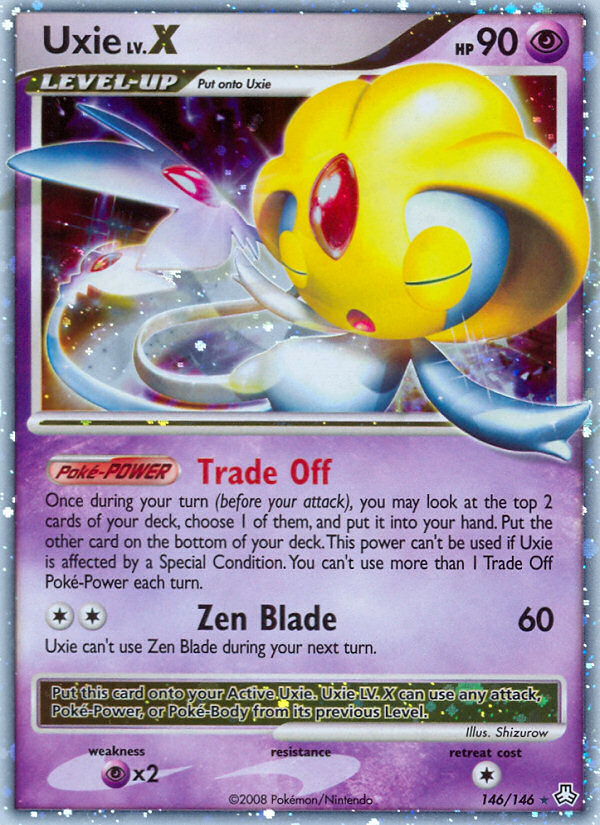 Uxie LV.X (146/146) [Diamond & Pearl: Legends Awakened] - Card Brawlers | Quebec | Canada | Yu-Gi-Oh!