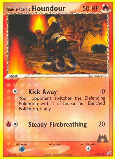 Team Magma's Houndour (63/95) [EX: Team Magma vs Team Aqua] - Card Brawlers | Quebec | Canada | Yu-Gi-Oh!