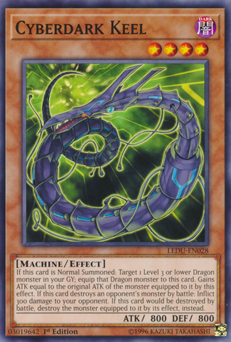 Cyberdark Keel [LEDU-EN028] Common - Yu-Gi-Oh! - Card Brawlers | Quebec | Canada |