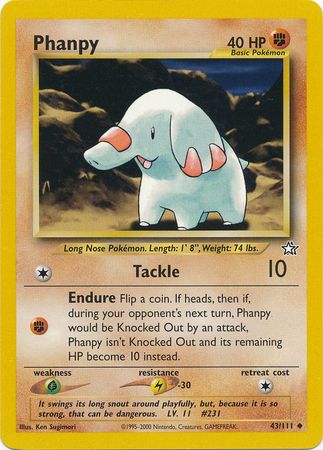 Phanpy (43/111) [Neo Genesis Unlimited] - Card Brawlers | Quebec | Canada | Yu-Gi-Oh!