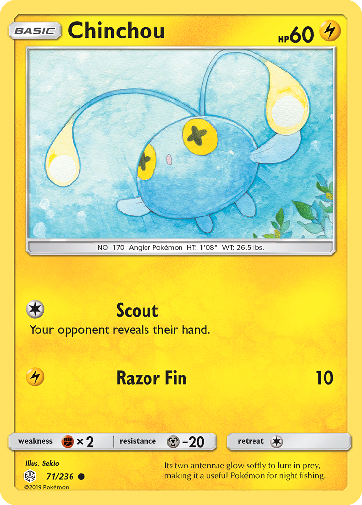 Chinchou (71/236) [Sun & Moon: Cosmic Eclipse] - Card Brawlers | Quebec | Canada | Yu-Gi-Oh!
