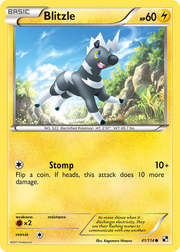 Blitzle (41/114) [Black & White: Base Set] - Card Brawlers | Quebec | Canada | Yu-Gi-Oh!