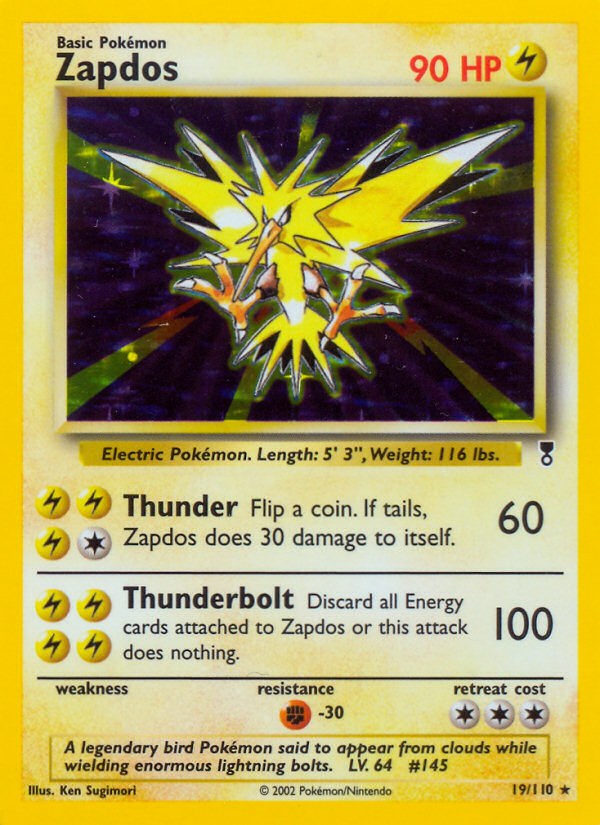 Zapdos (19/110) [Legendary Collection] - Card Brawlers | Quebec | Canada | Yu-Gi-Oh!