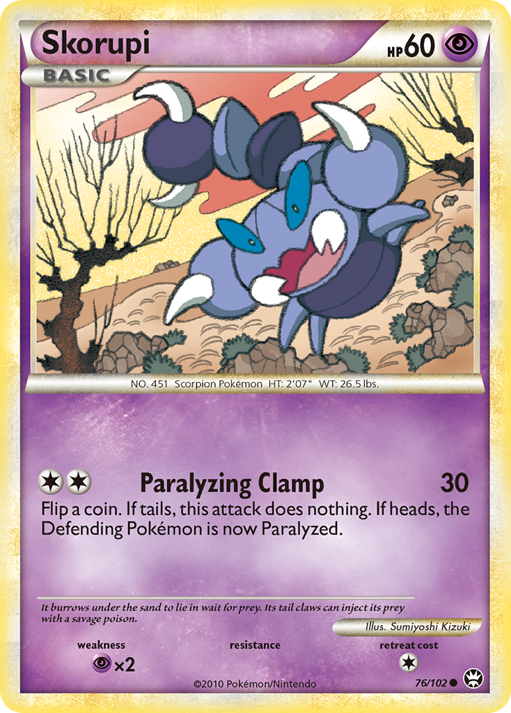 Skorupi (76/102) [HeartGold & SoulSilver: Triumphant] - Card Brawlers | Quebec | Canada | Yu-Gi-Oh!