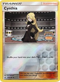 Cynthia (119/156) (Regional Championship Promo) [Sun & Moon: Ultra Prism] - Card Brawlers | Quebec | Canada | Yu-Gi-Oh!