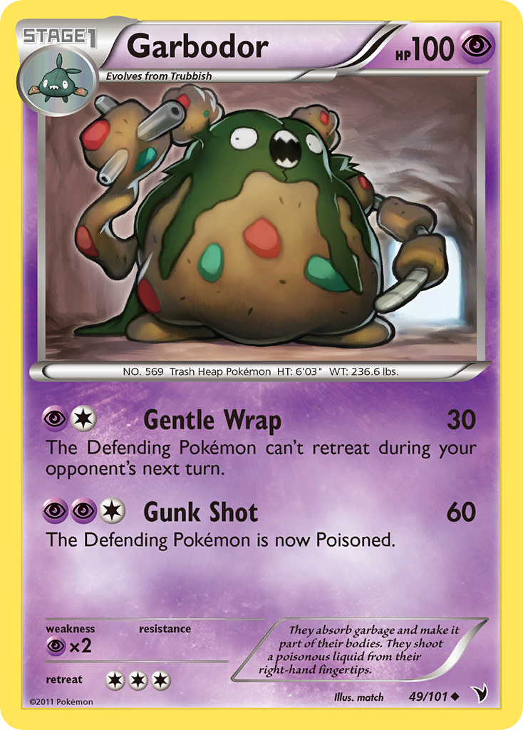 Garbodor (49/101) [Black & White: Noble Victories] - Card Brawlers | Quebec | Canada | Yu-Gi-Oh!