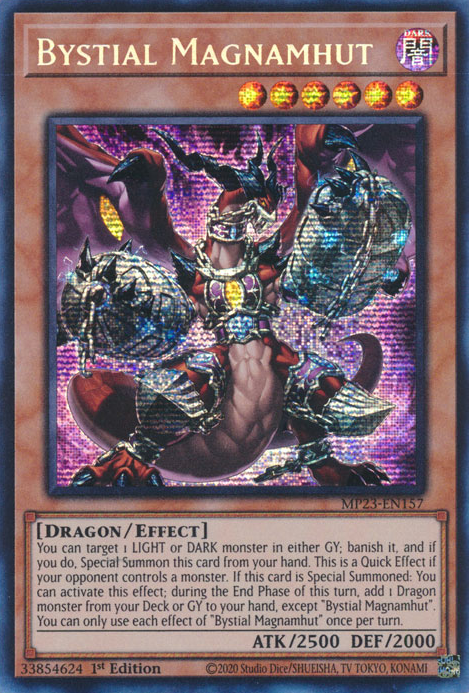 Bystial Magnamhut [MP23-EN157] Prismatic Secret Rare - Card Brawlers | Quebec | Canada | Yu-Gi-Oh!